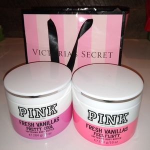 PINK Victoria's Secret Softening Two Body Butters